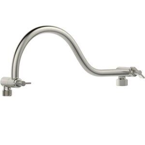New Shower Extension Arm Brushed Nickel